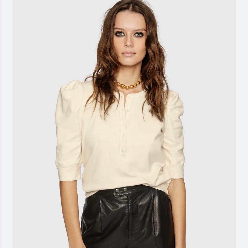 Rebecca Minkoff Janine Henley Top NWT